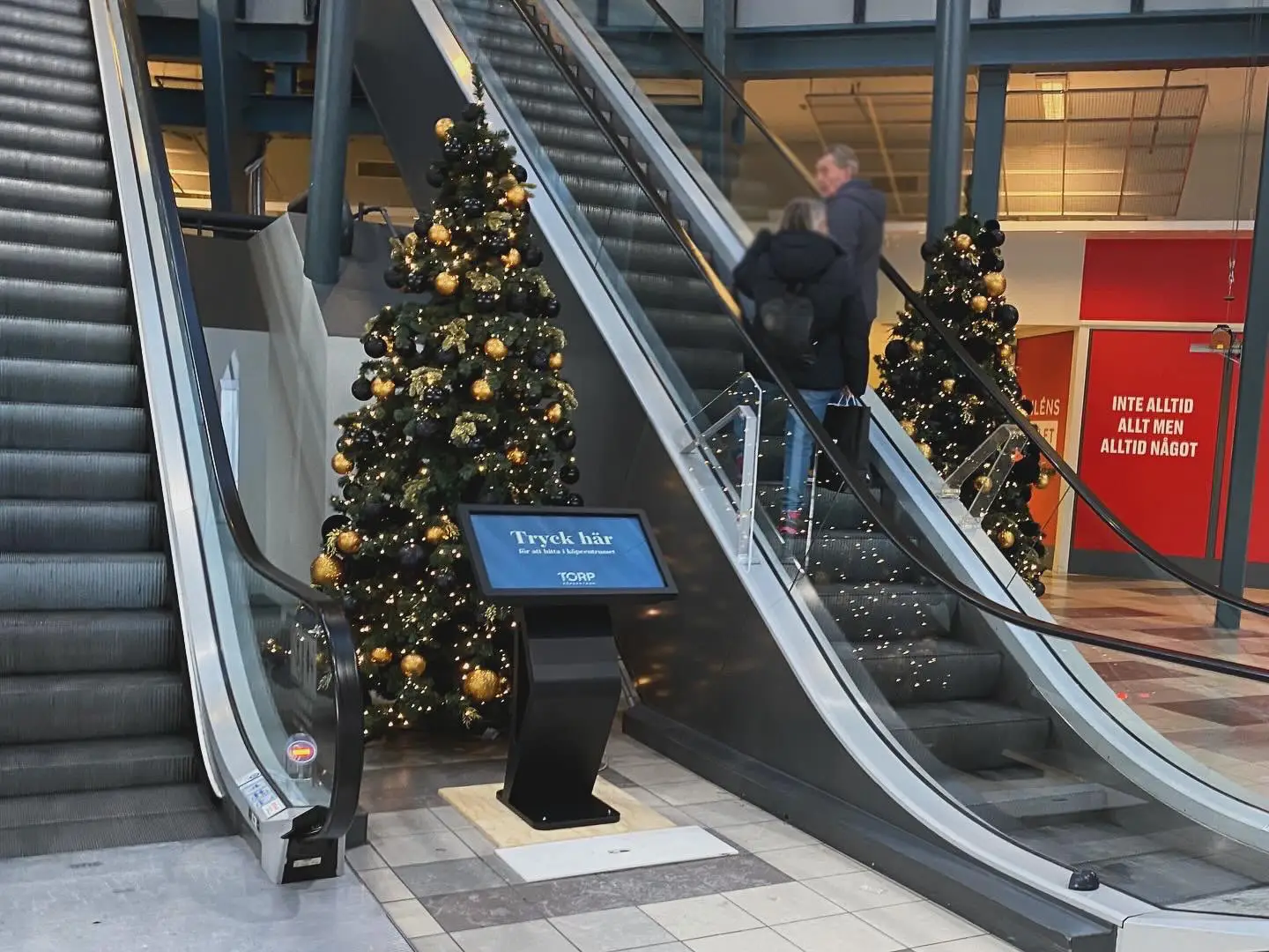 Digital wayfinding på Torp Köpcentrum
