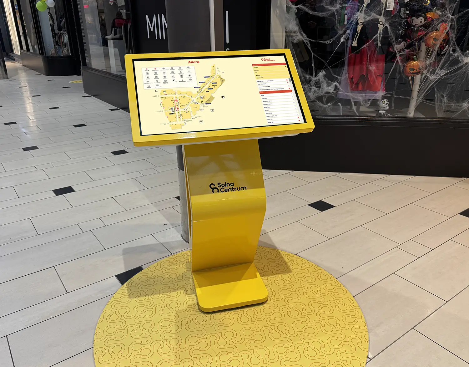 Digital wayfinding på golv