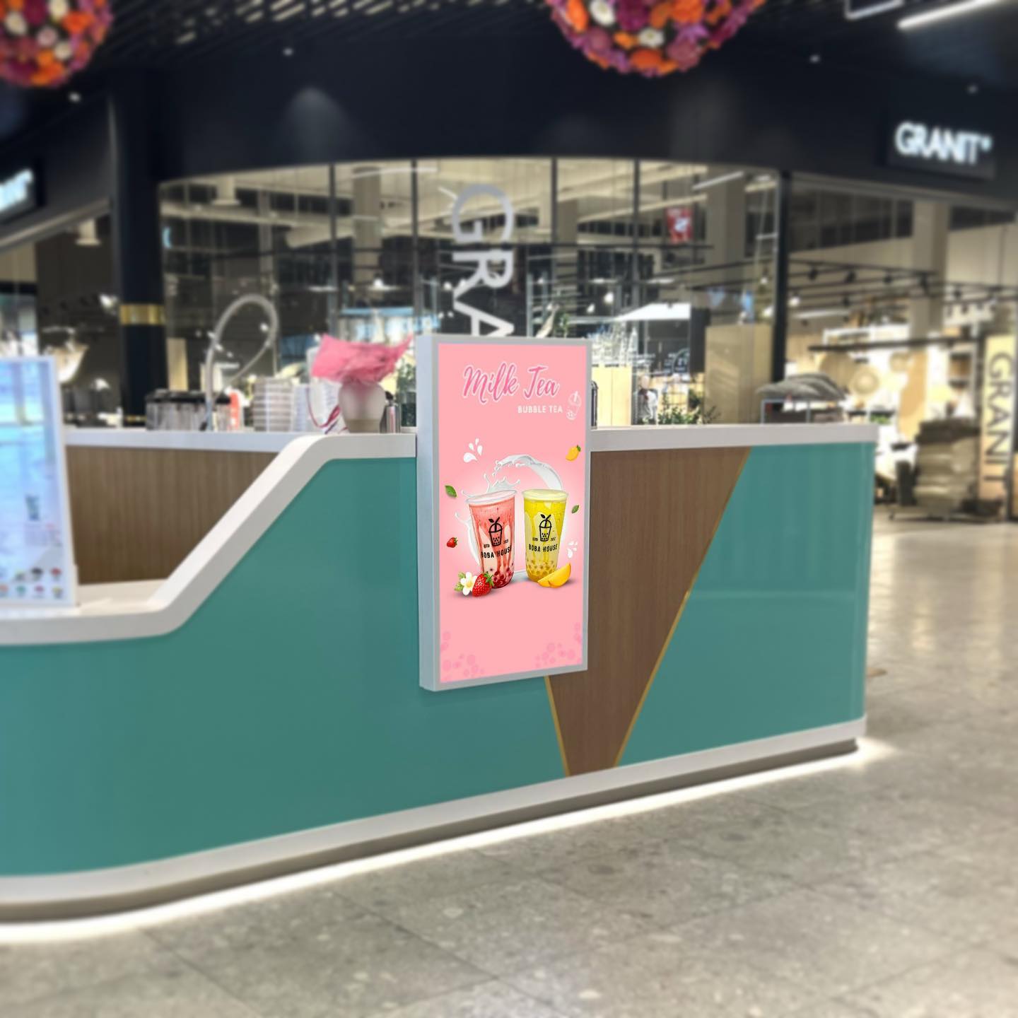Digital menyskärm
