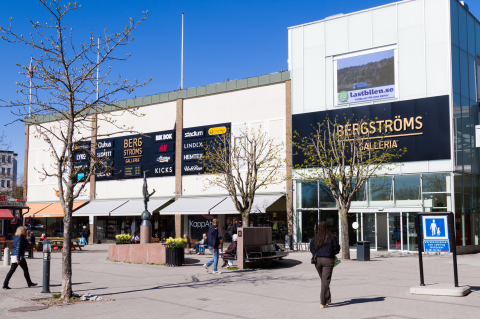 Utomhusskärm Bergströms Galleria